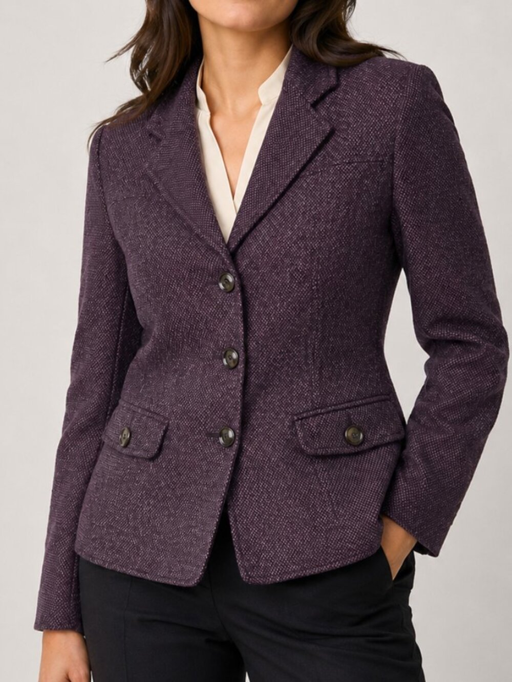 Operatons for Levi Strauss Wool Blend Tweed Blazer